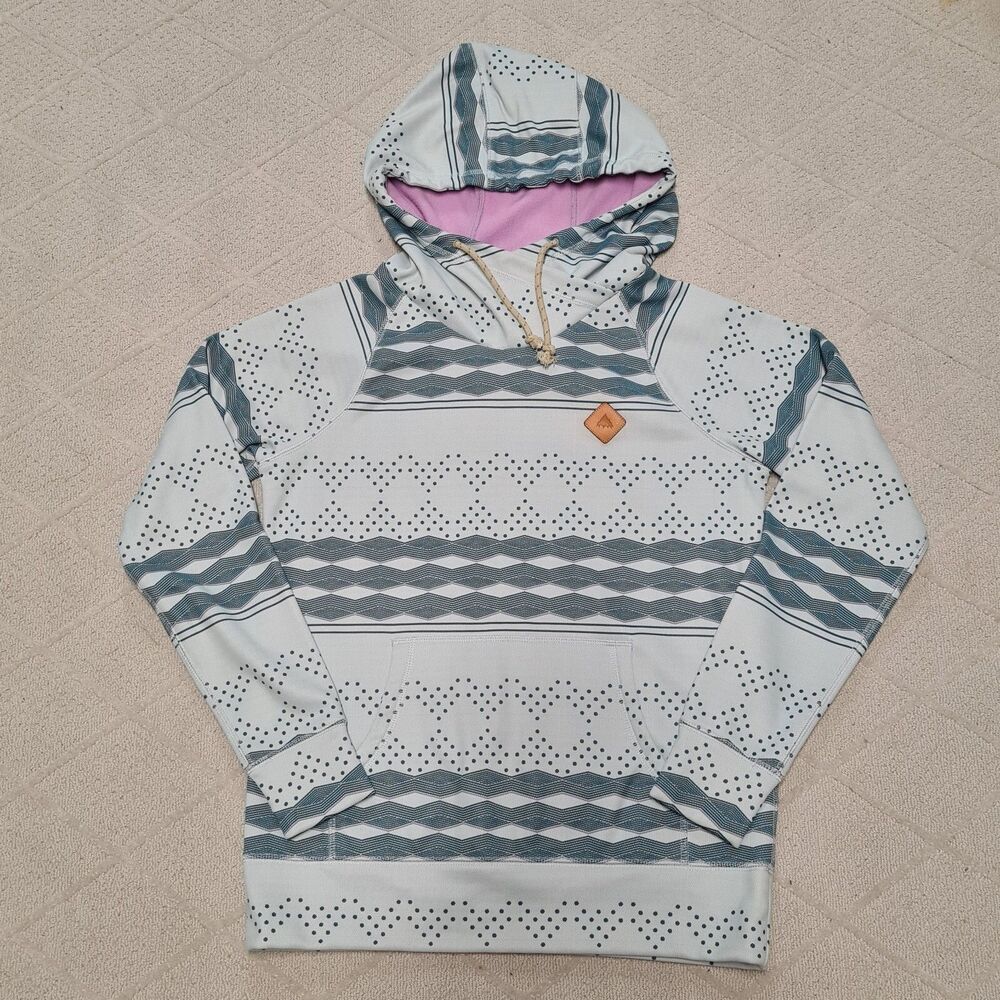 Burton Dryride Snowboard Hoodie Pullover Womens MEDIUM Ski Outdoors Winter